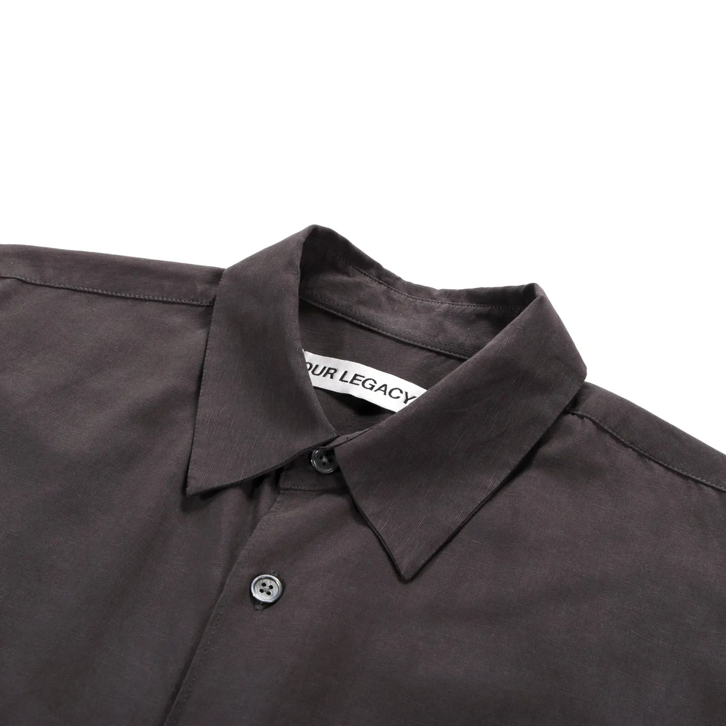 OUR LEGACY INITIAL SHIRT ASH GREY LIQUID LYOCELL