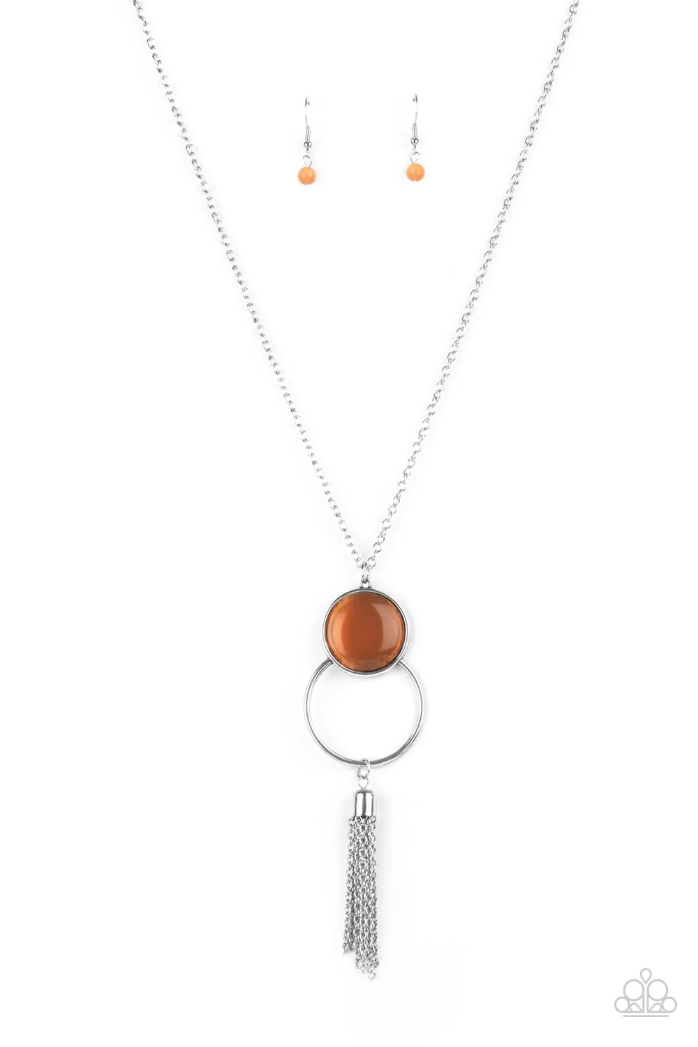 Paparazzi Nice To GLOW You - Orange Necklace