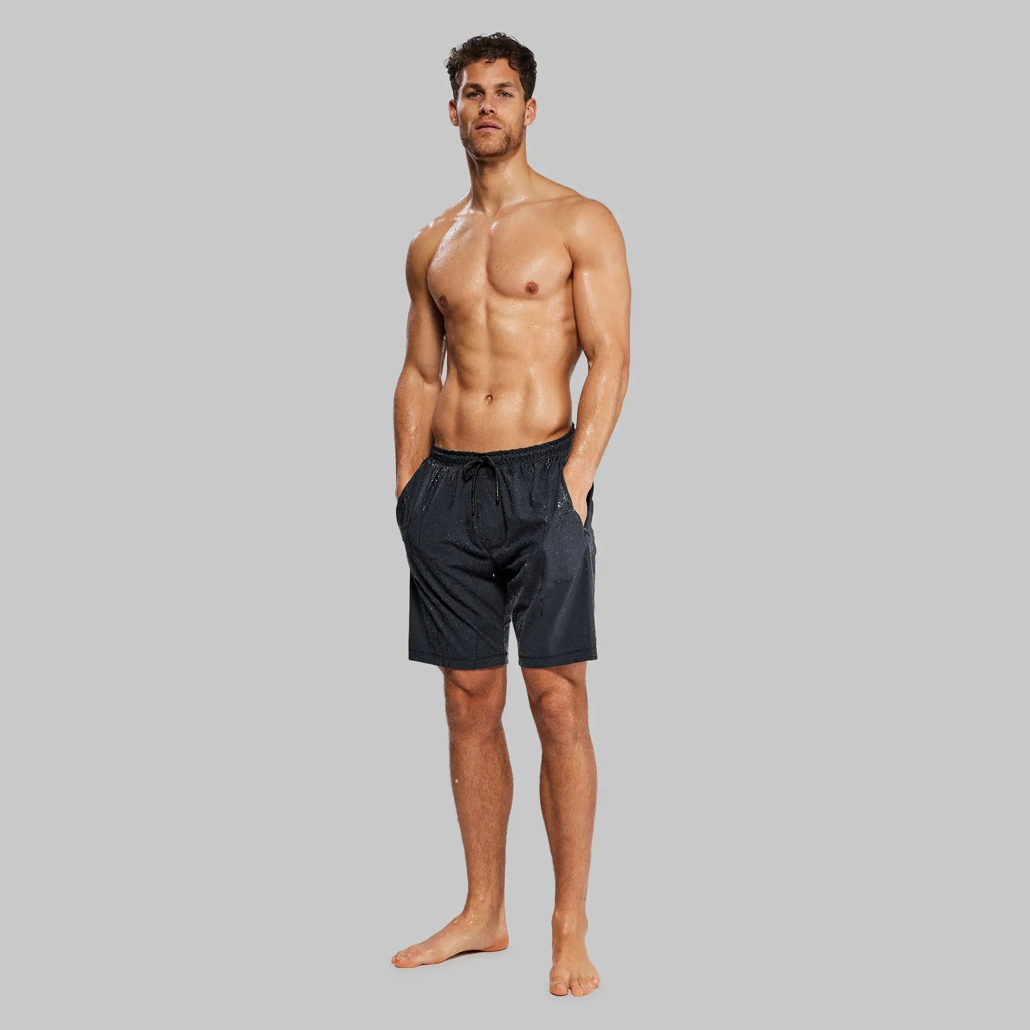 Planet Earth Swim Shorts. Granite edition