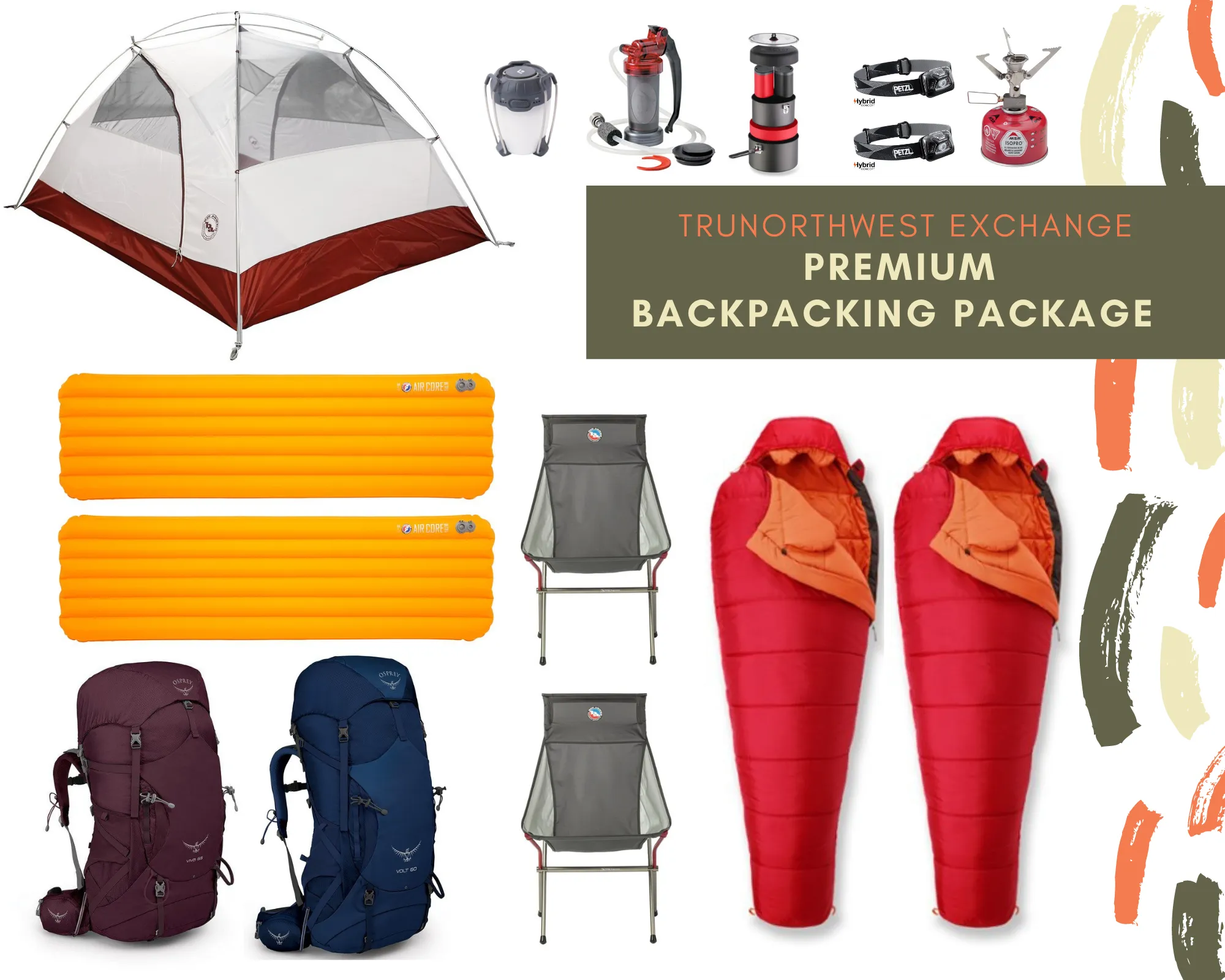 Premium Backpacking Rental Package