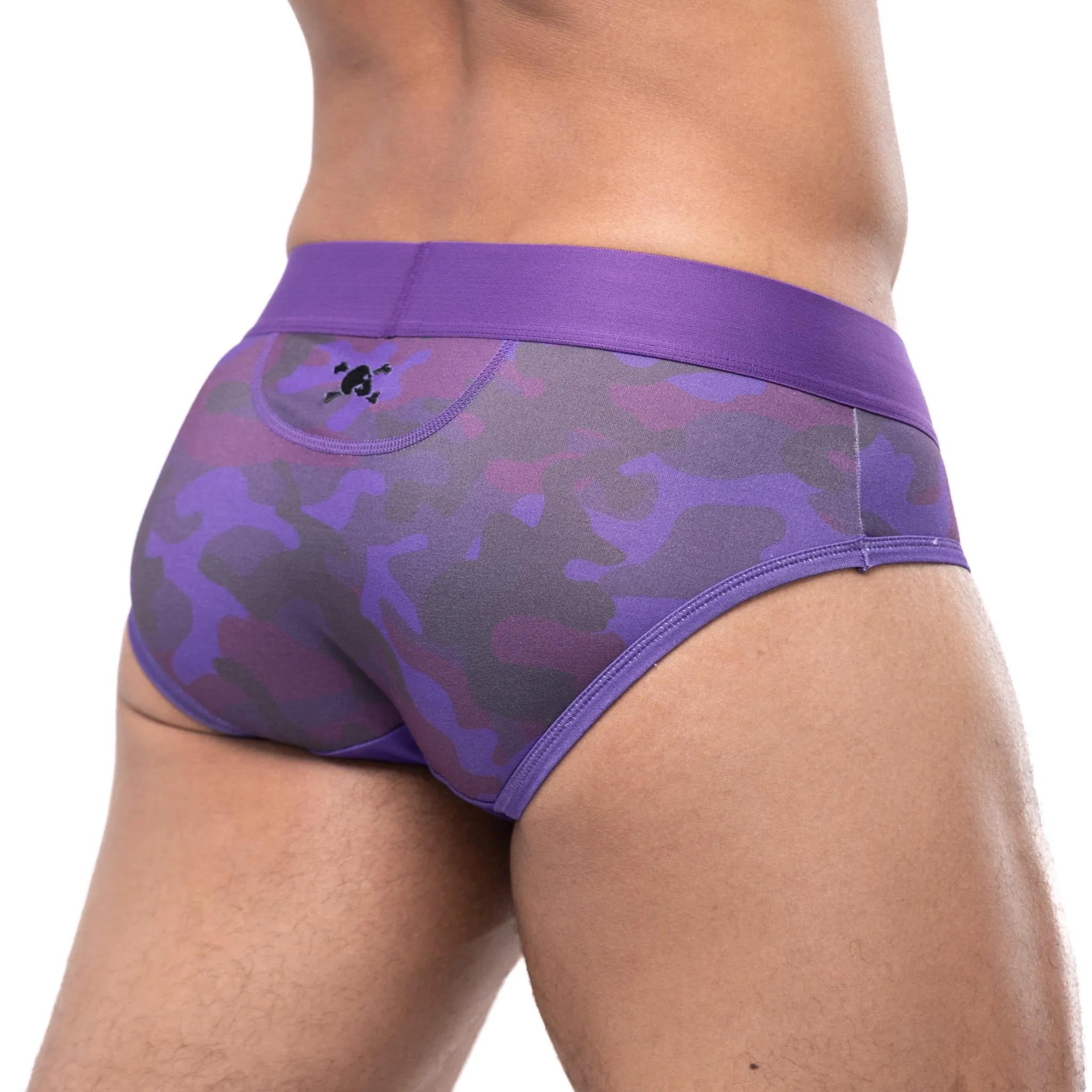 Purple Camo Brief