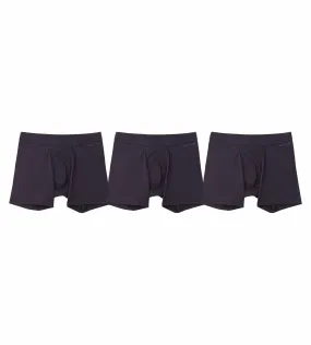 Quick Dry Action Blend Cotton Boxer Briefs 3 Pack