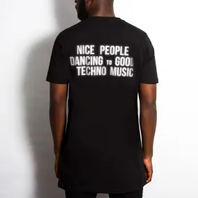 Reflective Peoples Techno - Longline - Black