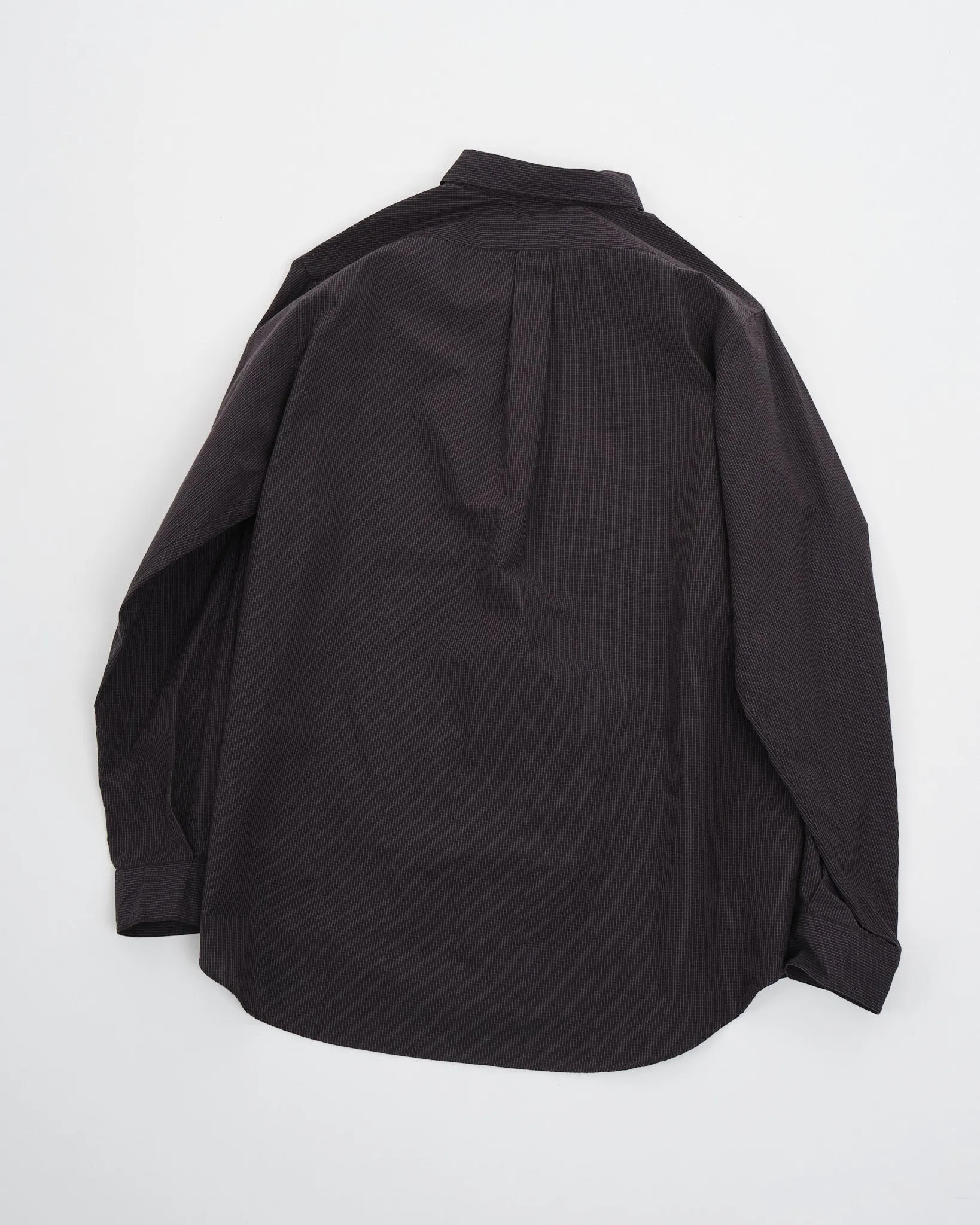 Regular Collar Wind Shirt Charcoal