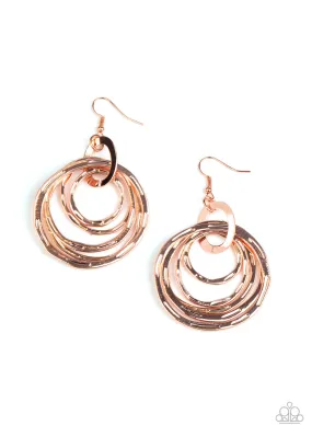 Ringing Radiance Copper-Earrings