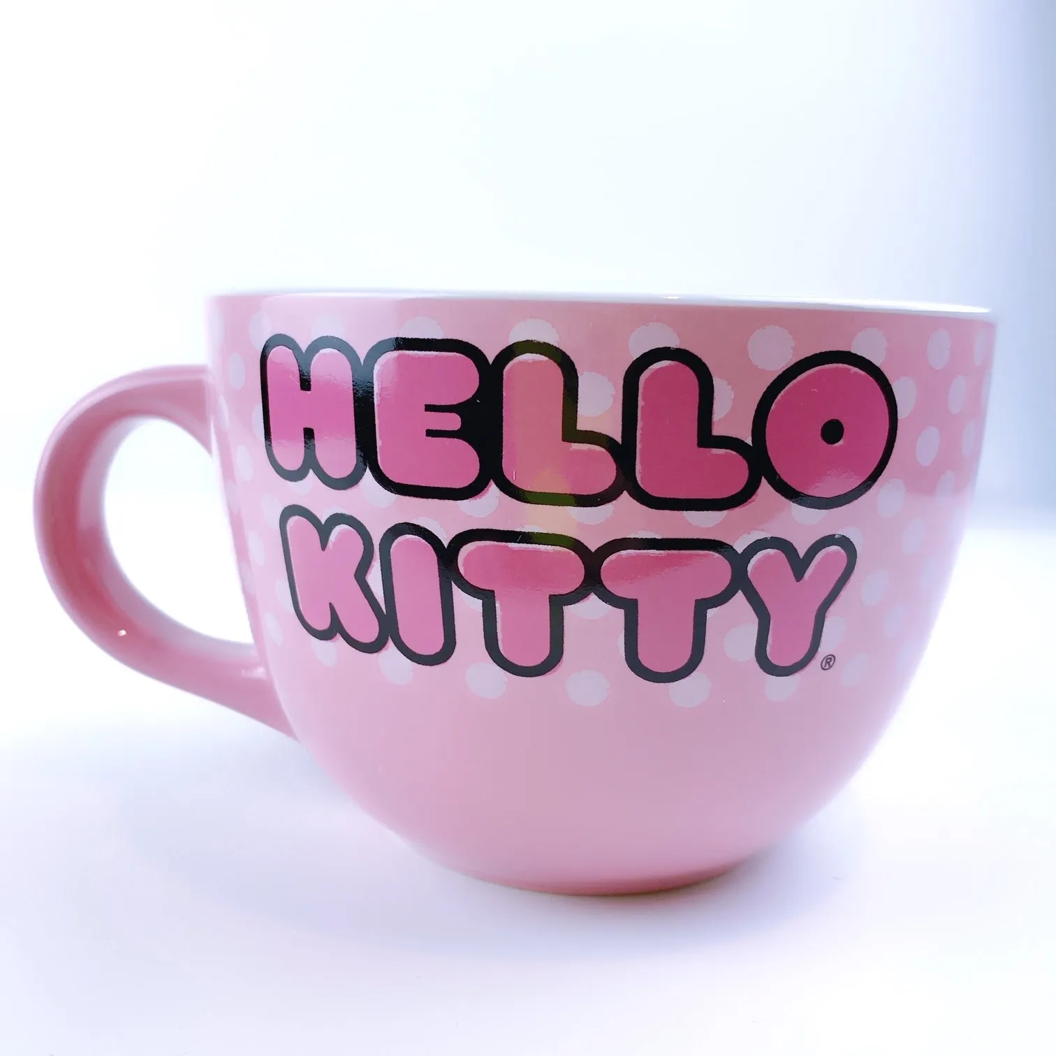 Sanrio Hello Kitty Big Coffee Mug Cup 24 oz - Pink