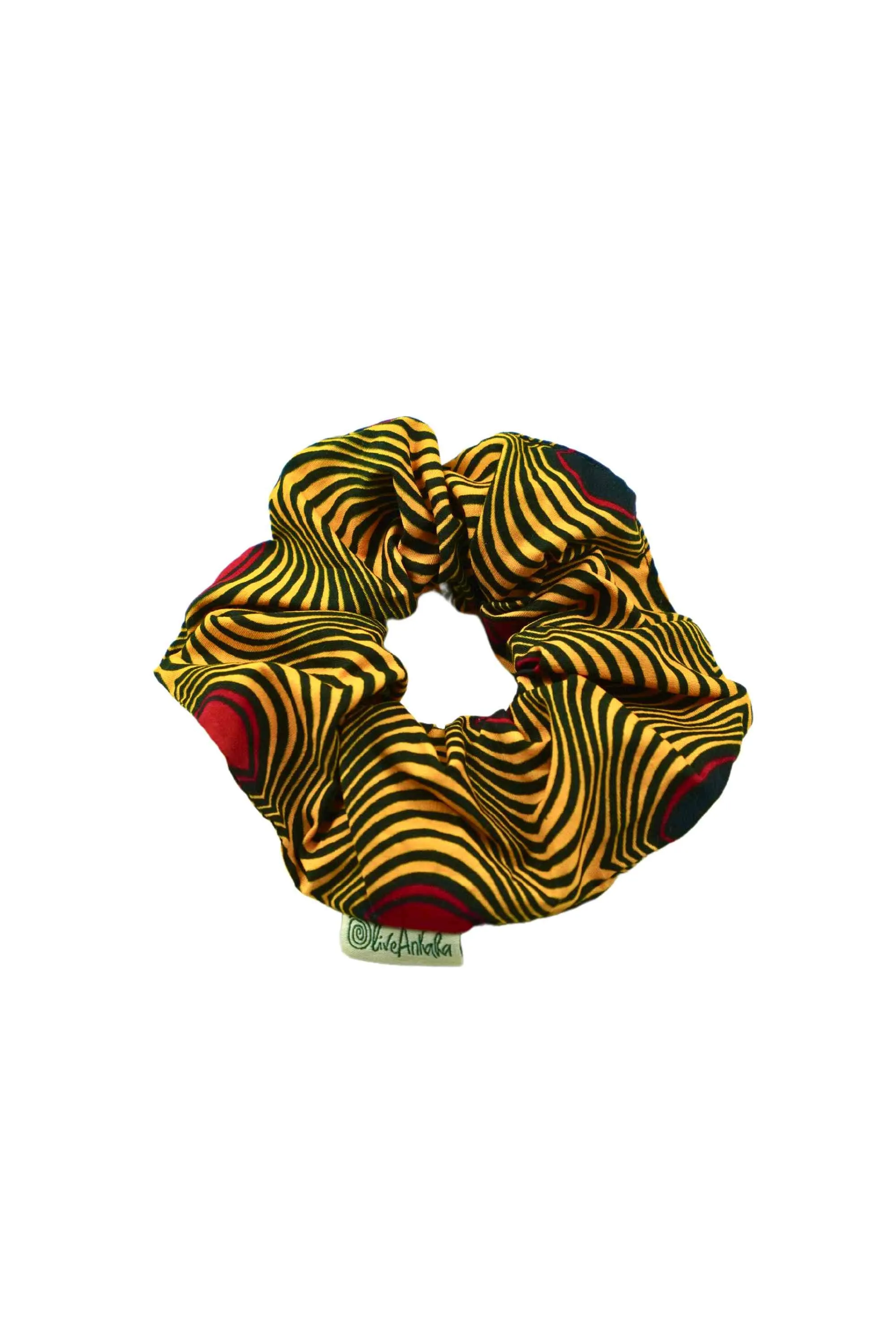 Scrunchie African Ankara Wax Cotton Print - 222