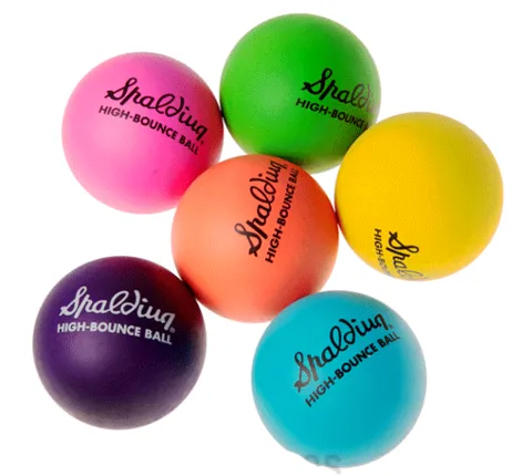 SPALDING HIGH BOUNCE FLURO COLOUR BALL