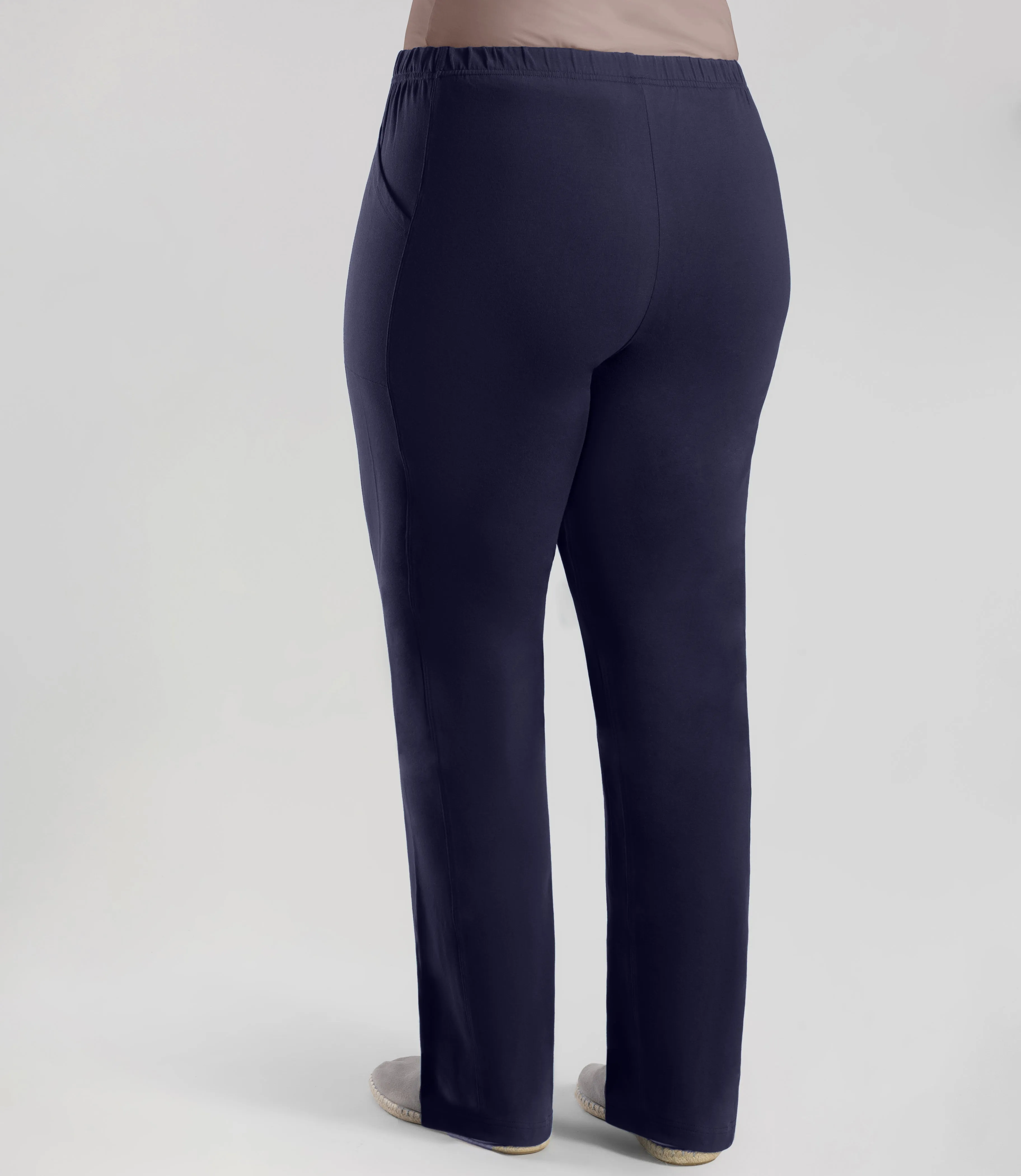 Stretch Naturals Side Pocket Loose Fit Leggings Dark Navy