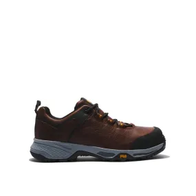 Switchback Composite-Toe Oxford Work Shoe Brown