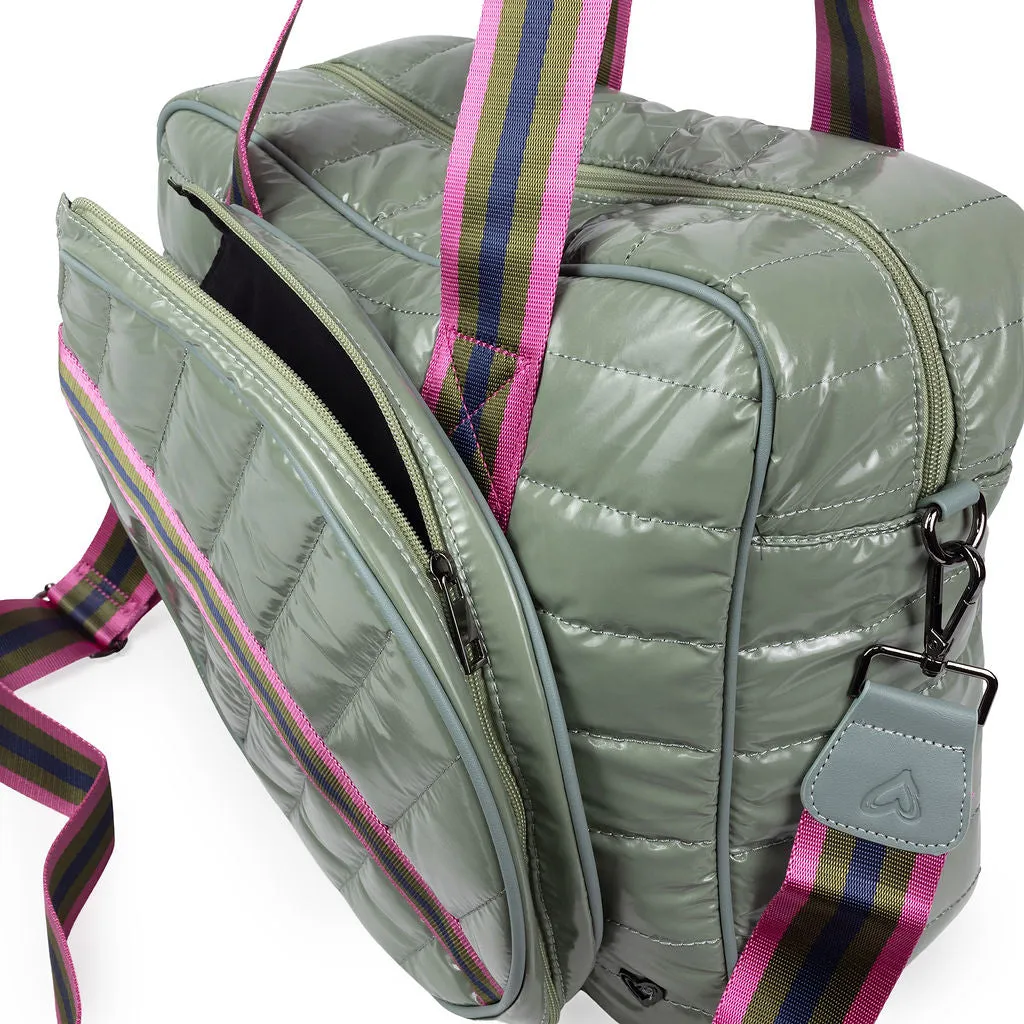 Tennis Sport Bag- Sage - a preneLOVE exclusive