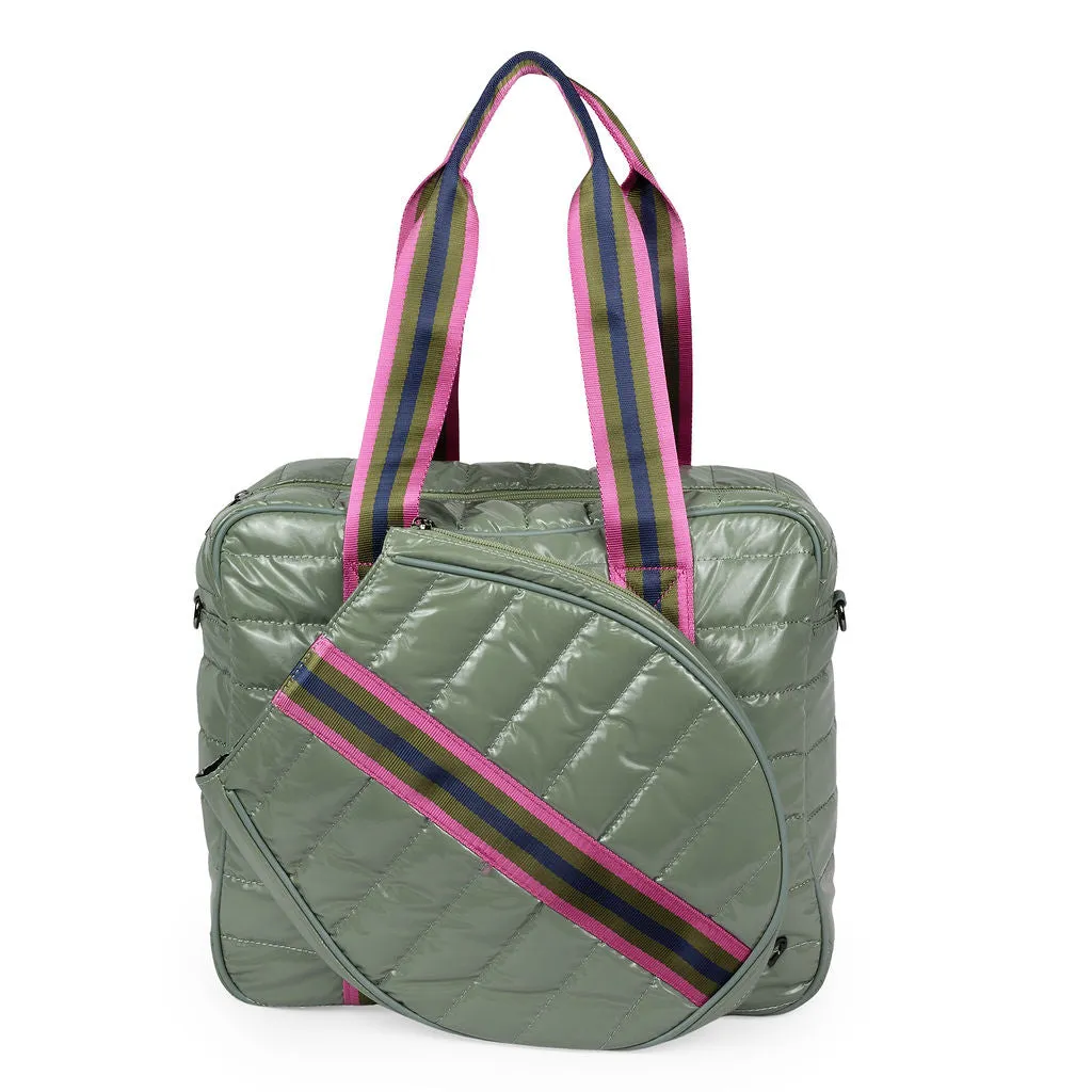 Tennis Sport Bag- Sage - a preneLOVE exclusive