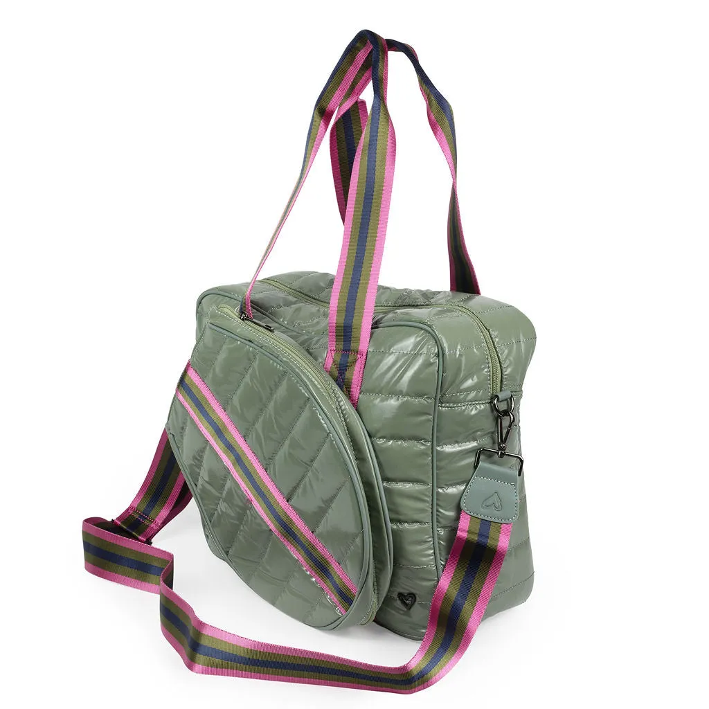 Tennis Sport Bag- Sage - a preneLOVE exclusive