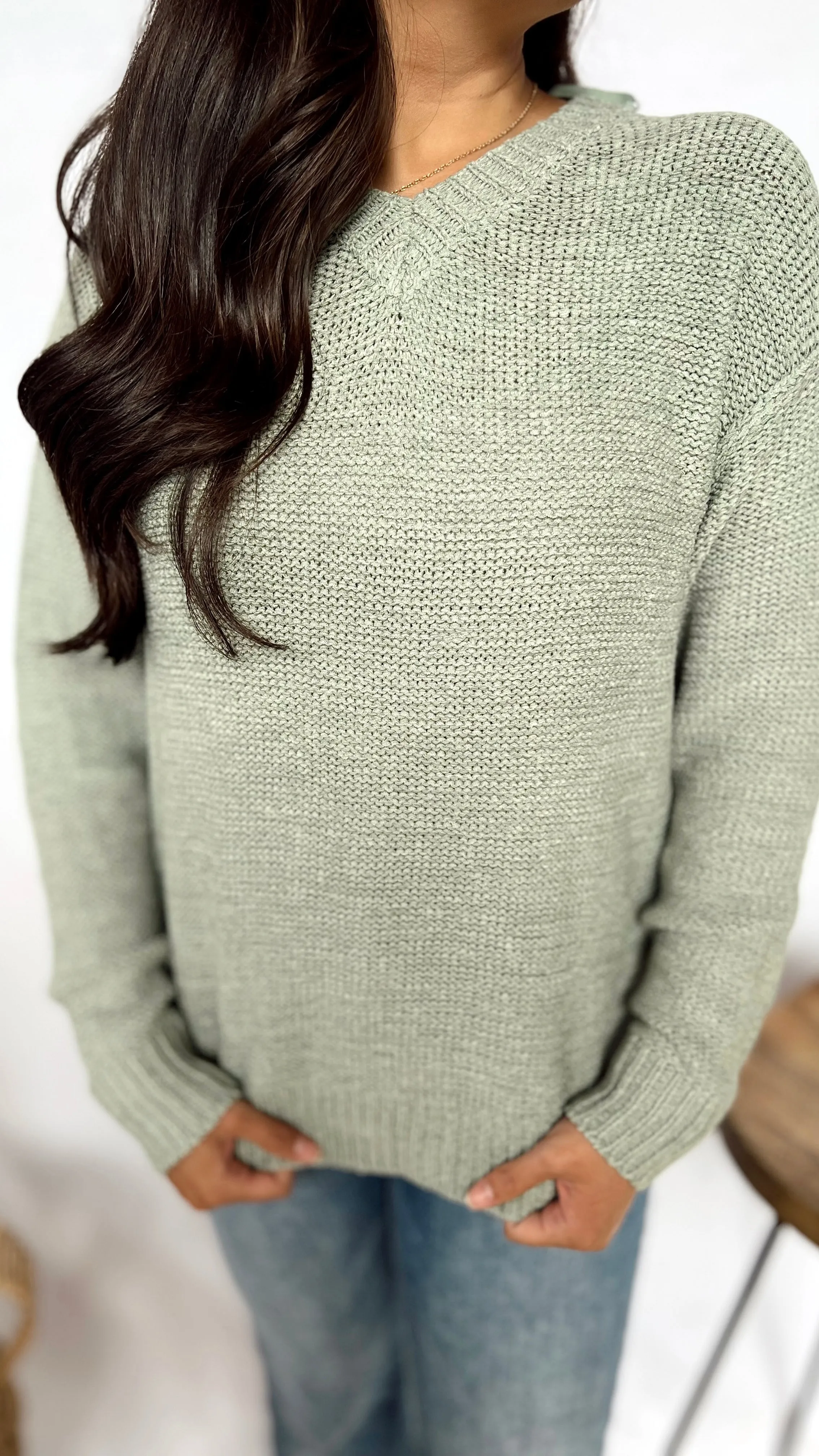 The Autumn Moss Sweater