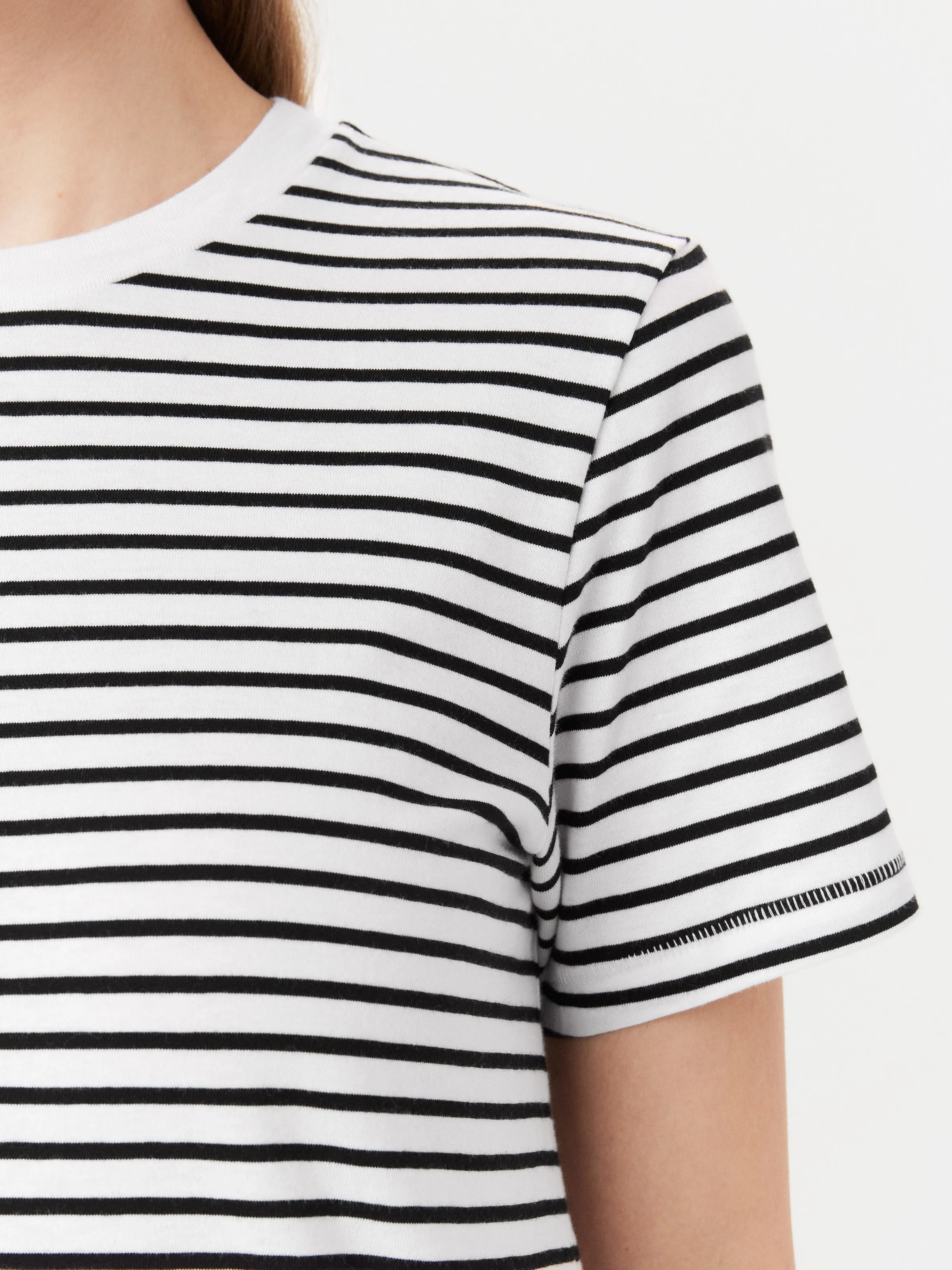 The Essential Striped T-Shirt in White