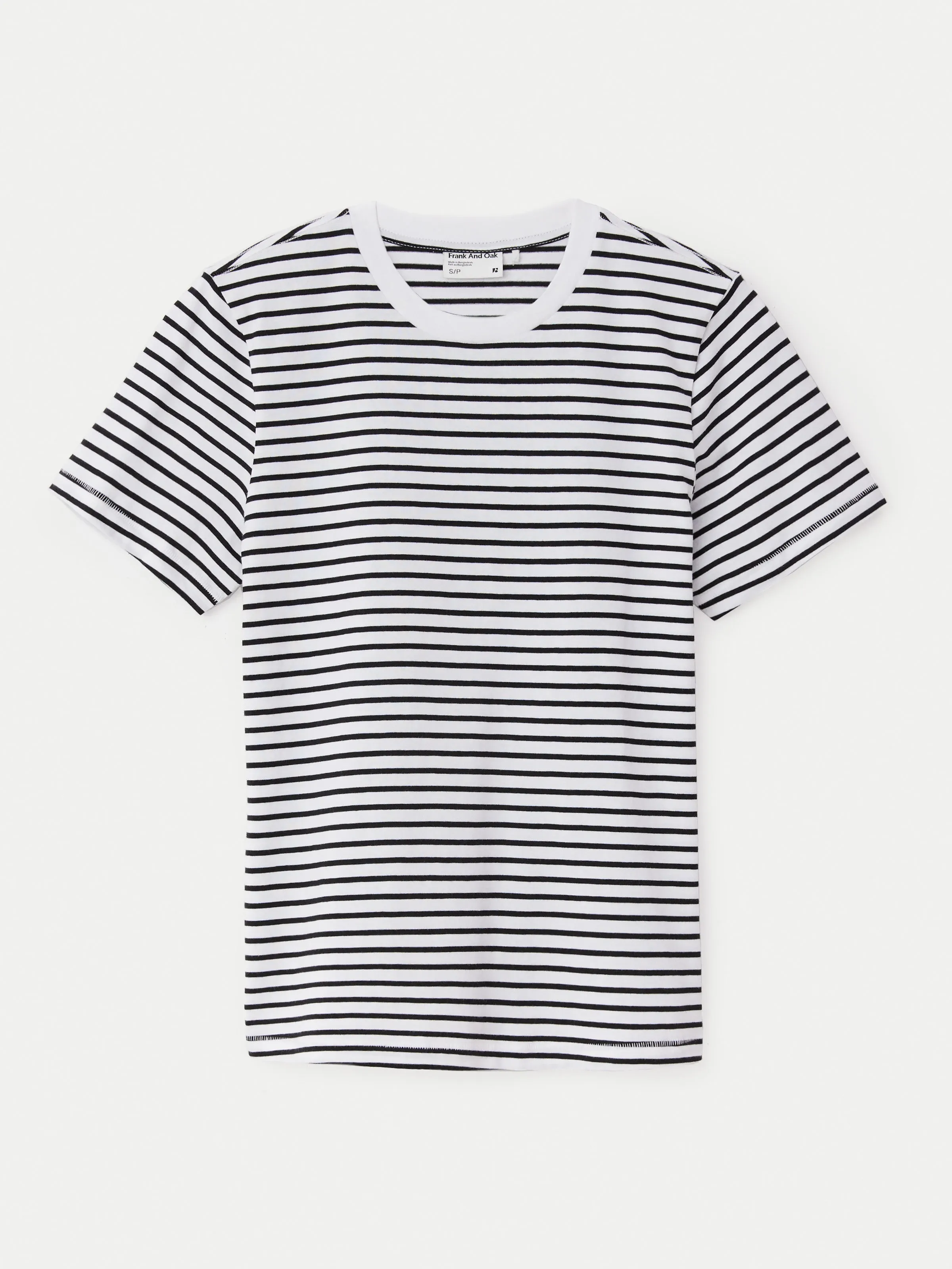 The Essential Striped T-Shirt in White