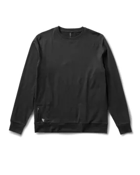 Vuori Black Heather Crewneck Ponto Performance Shirt